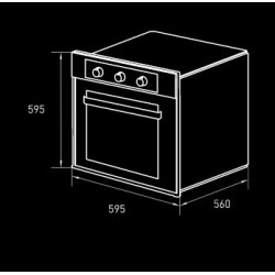 Horno empotrable eléctrico Fornello